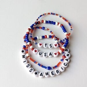 4 Taylor Swift Handmade Bracelets Miss Americana Friendship Bracelets